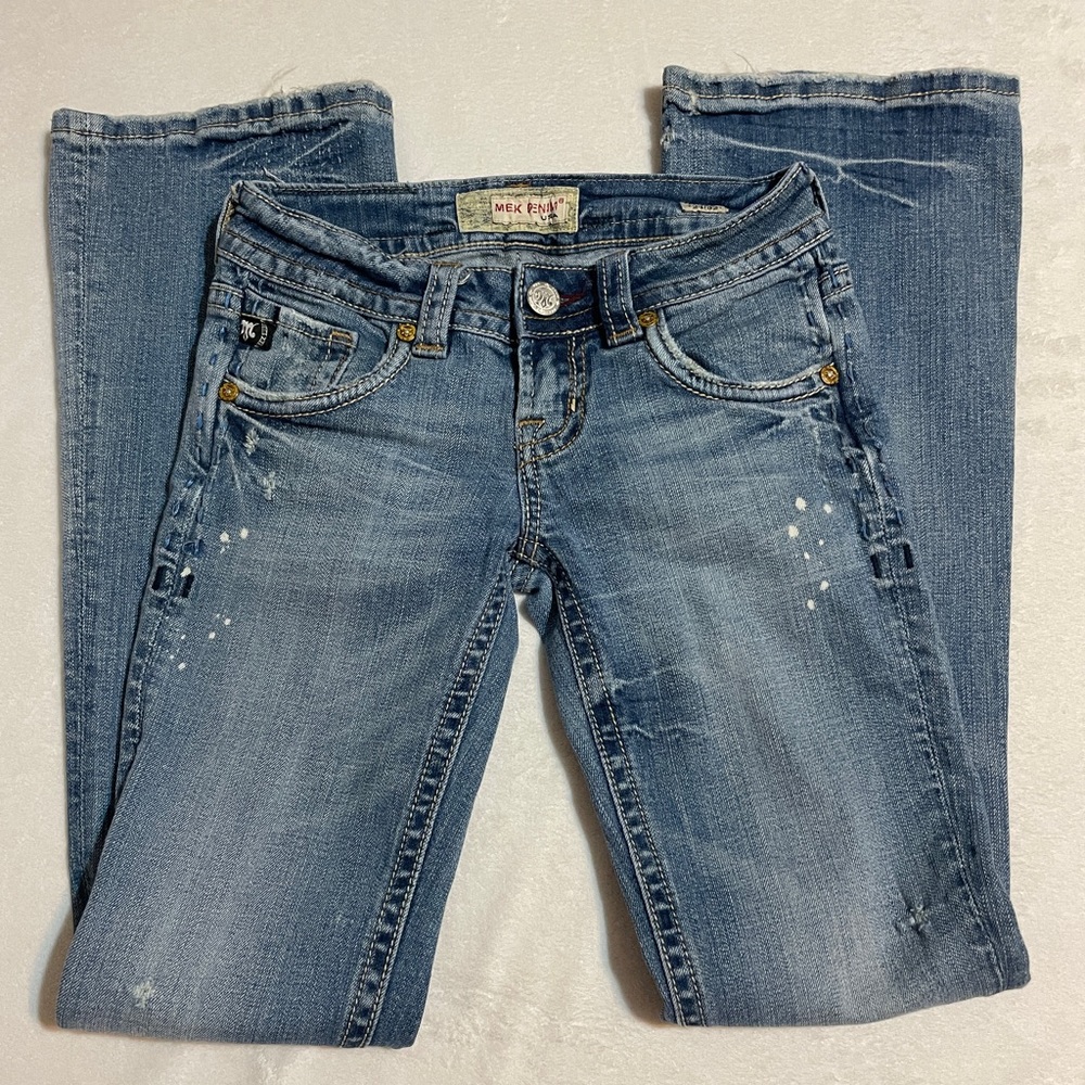 MEK denim low rise bootcut women’s jeans size 24/32